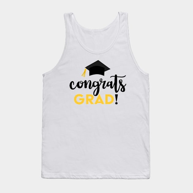 Congrats GRAD! Tank Top by TheMoodyDecor